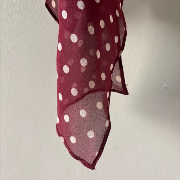 Nicholas - Polka Dot Smocked Sheer Top - 10 - Picture 12 of 12